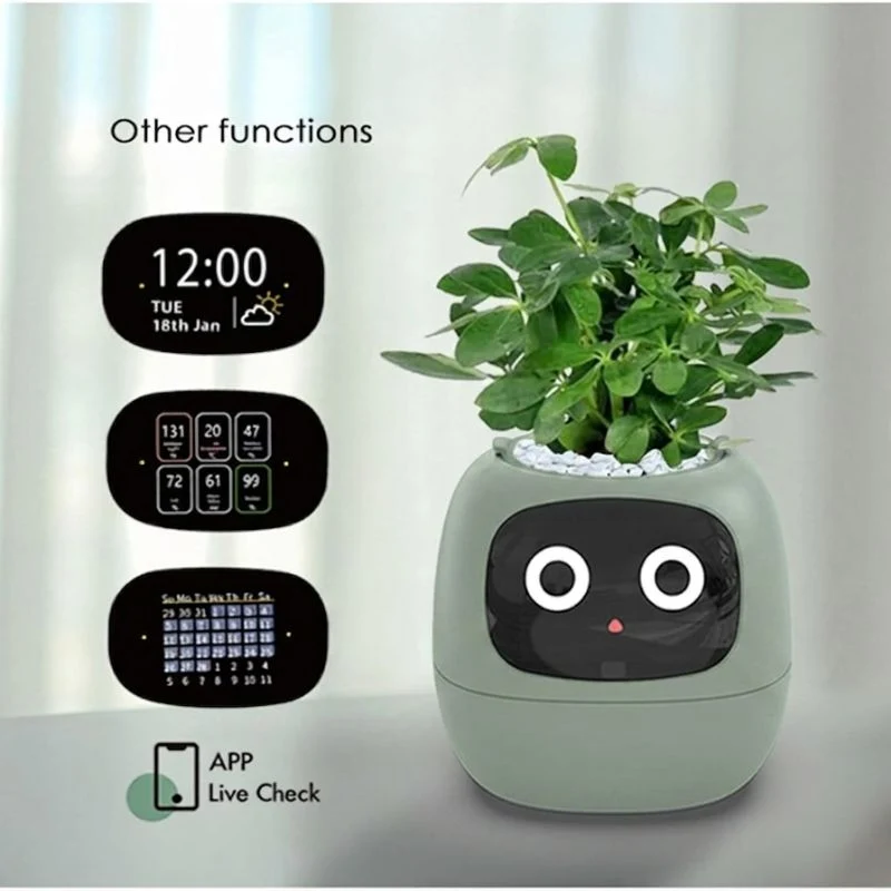 AI Smart Plant Pot with 100+ Expressions