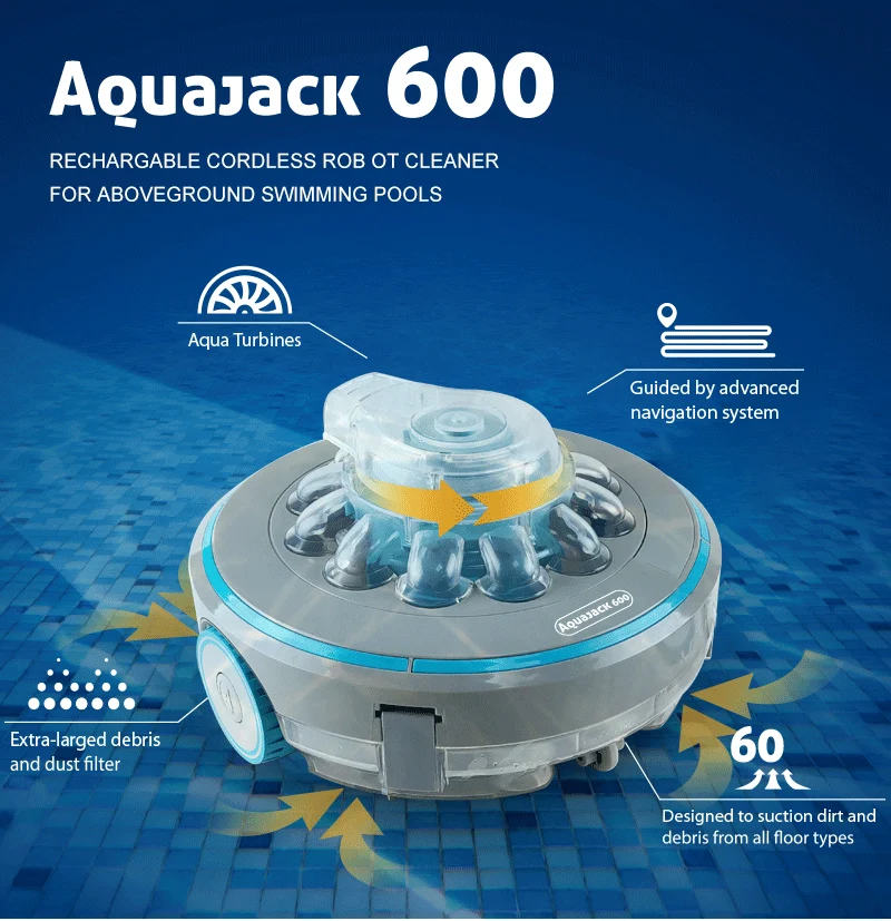 Aquajack 600 - Swimming pool robot cleaner