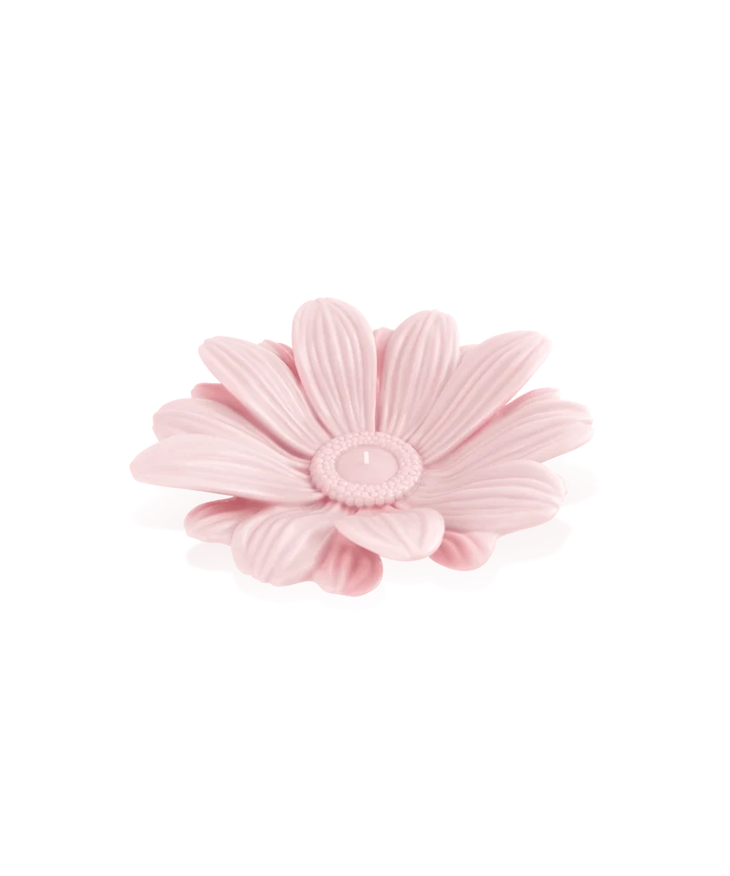 Or d'Abeille bougie sculptée fleur rose