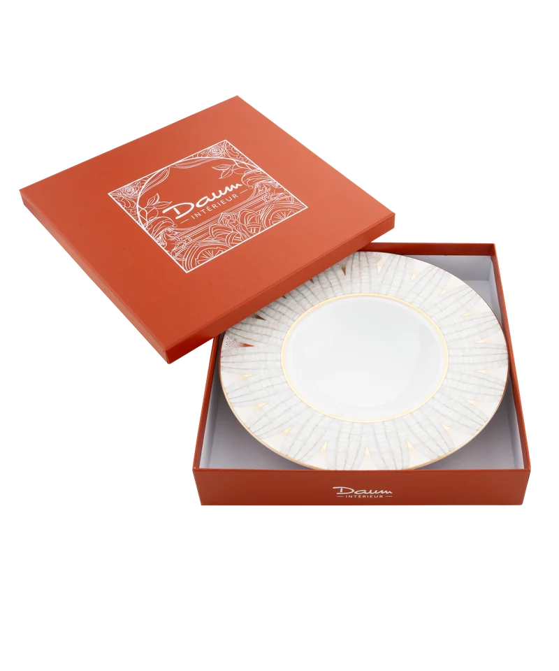 Or d'Abeille Coffret de 2 assiettes creuses à ailes