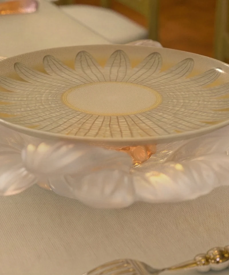 Or d'Abeille Coffret de 2 assiettes à dessert