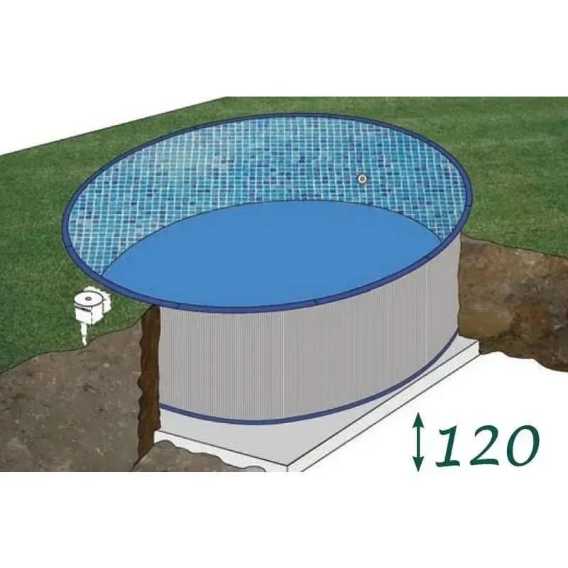 Piscina enterrada Gre Sumatra ovalada en kit