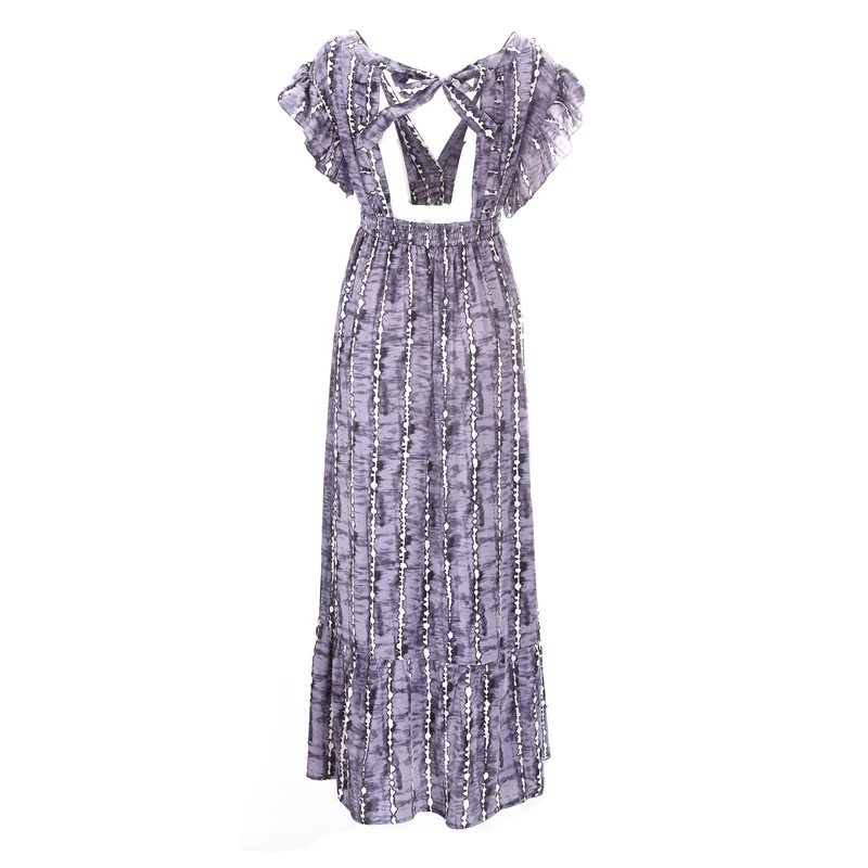 ROBE LONGUE DOS OUVERT T1 OU T2