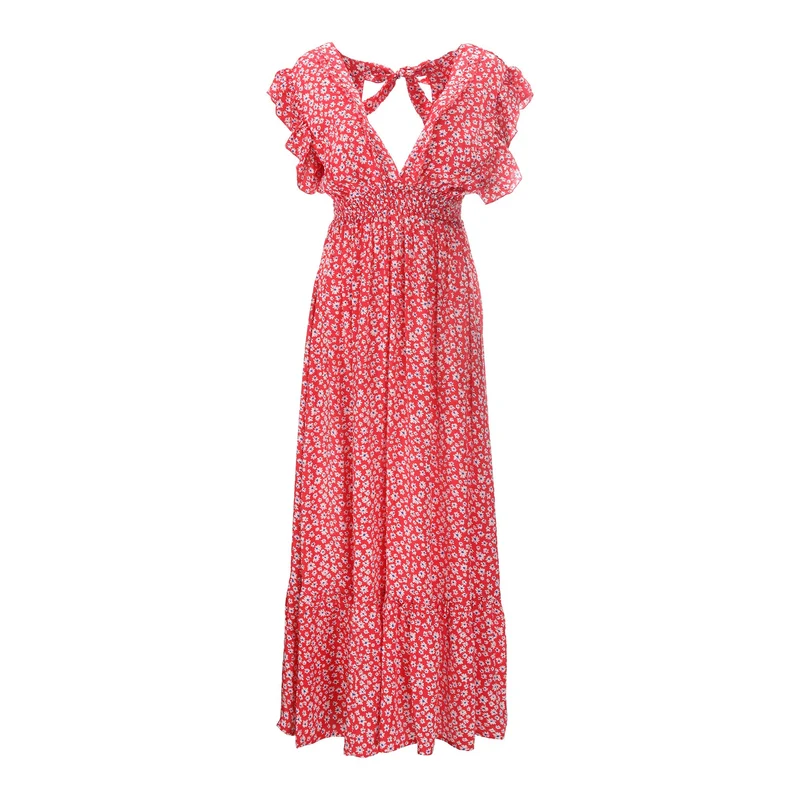 ROBE LONGUE DOS OUVERT T1 OU T2