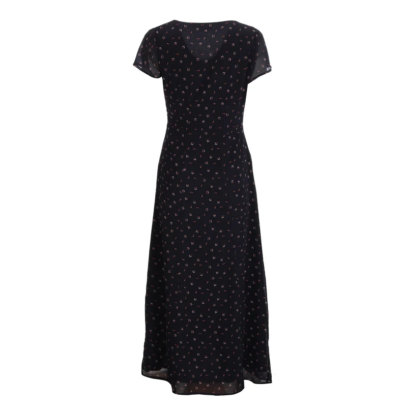 Robe longue boutonnée