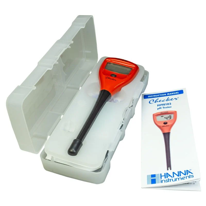 Medidor de pH con electrodo renovable HI98103. Hanna.