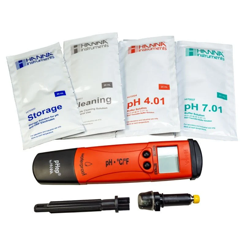 Medidor impermeable de pH/Temperatura HI98127. Hanna.