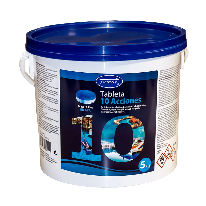 Cloro tabletas 10 acciones Tamar 5 kg