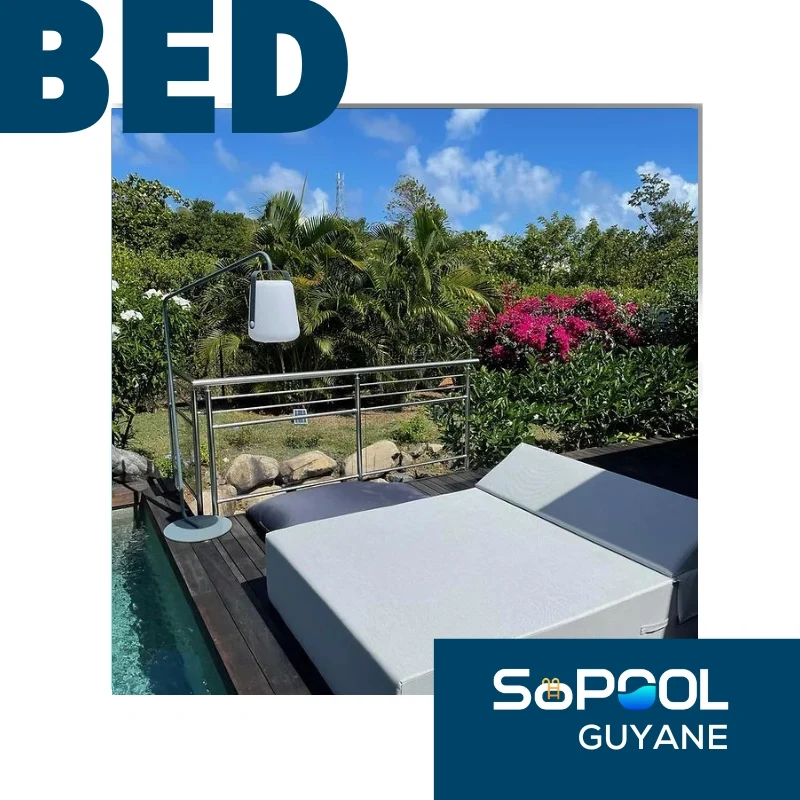 BED DE PLAGE ET PISCINE "PALOMA" - Cozip