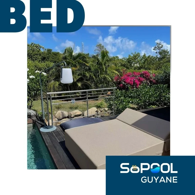 BED DE PLAGE ET PISCINE "PALOMA" - Cozip