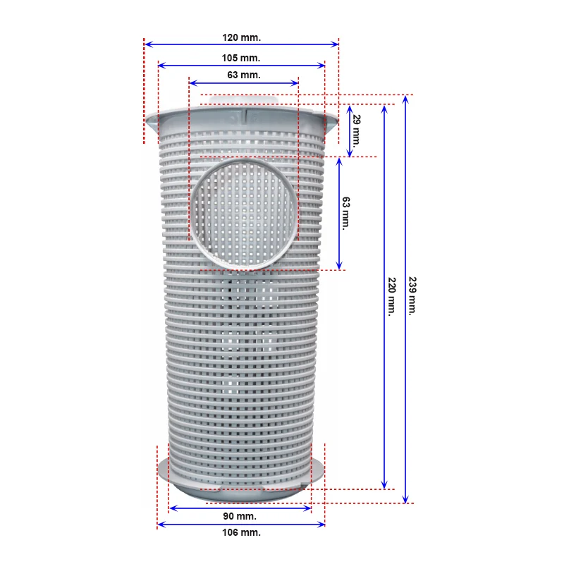 Cesto prefiltro bomba ESPA Silen S / Silen / Nox – 11000820