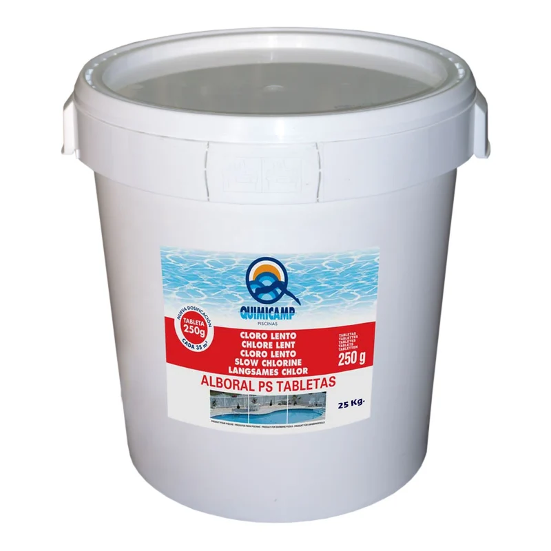 Alboral PS Cloro Lento Tabletas 25 kg Quimicamp