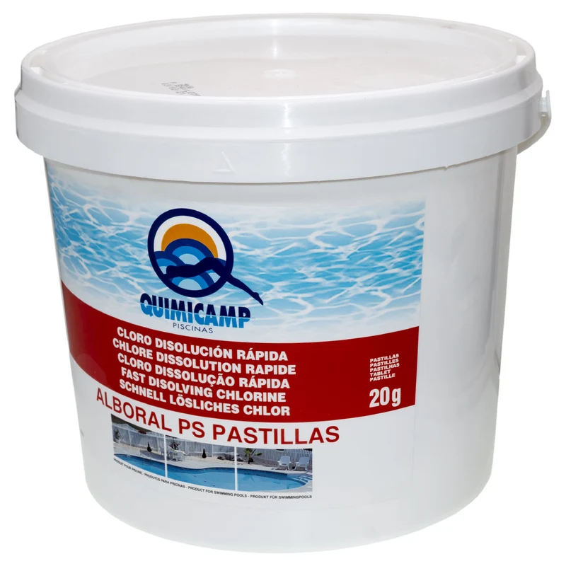 Alboral tabletas 20 grs. disolución rápida, 5 Kg. QUIMICAMP