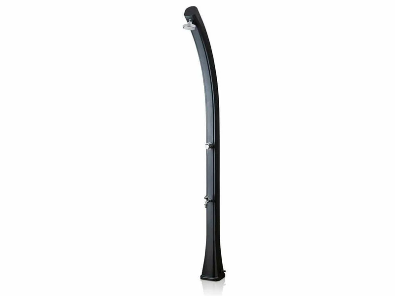Ducha solar curva 25 L. con grifo lavapies GRE