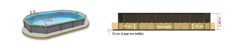 Piscina Decagonal Alongada 03 4,34 x 7,37m - Naturalis