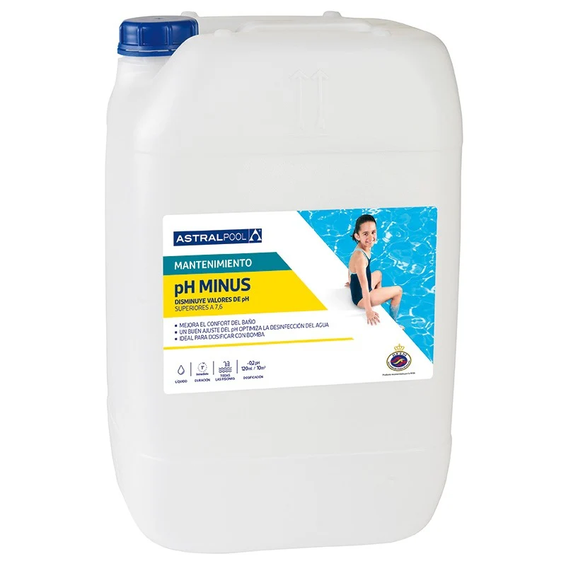 Minorador pH Minus Líquido AstralPool 20L.