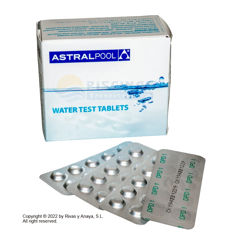 Reactivo DPD-1 para Pooltester, caja 250 tabletas. AstralPool.