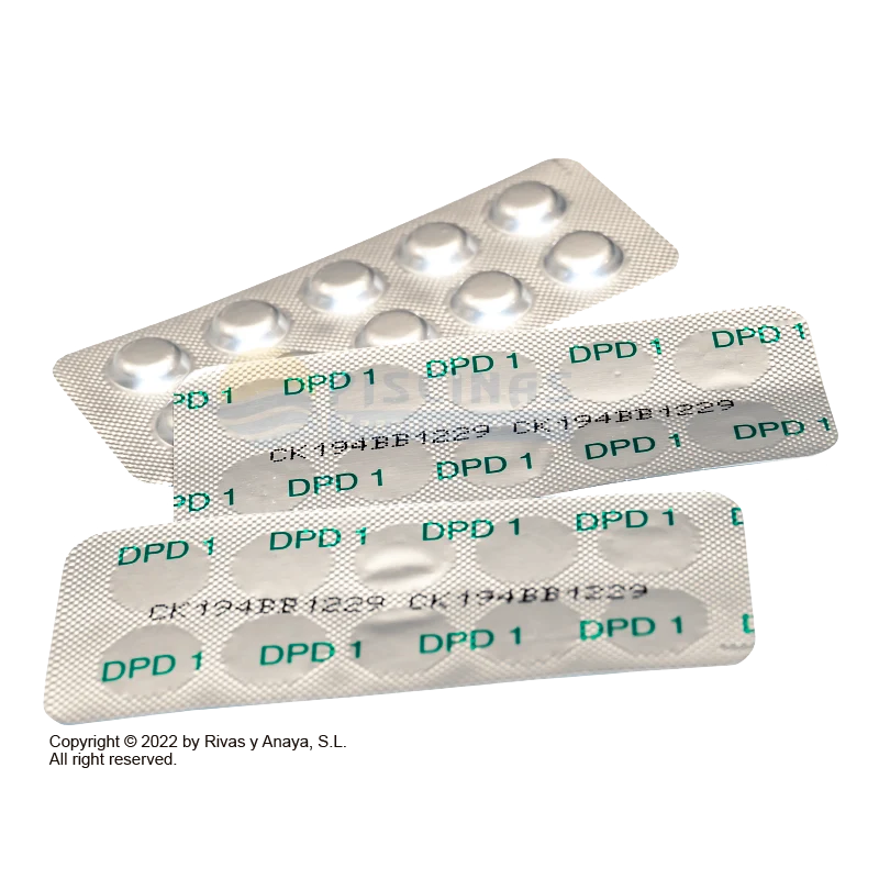 Reactivo DPD-1 para Pooltester, caja 250 tabletas. AstralPool.