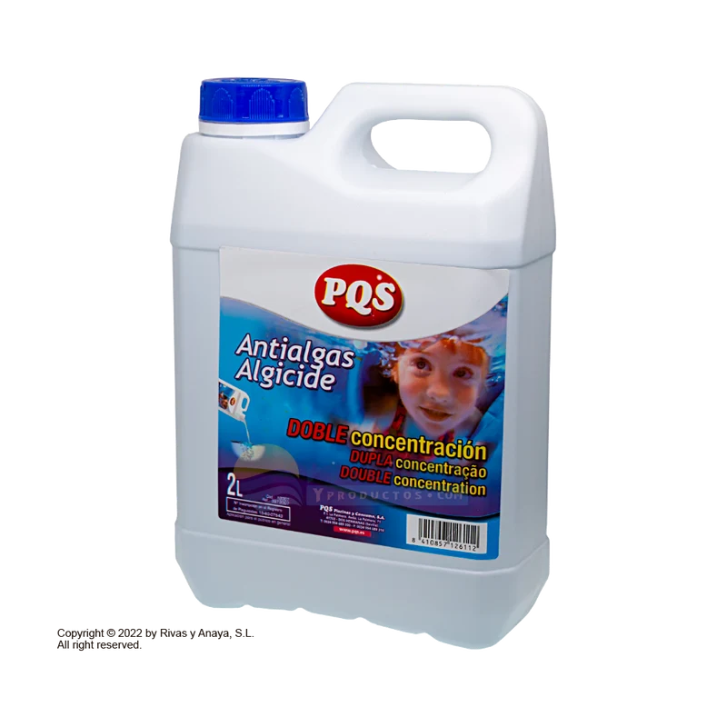 Antialgas doble concentración, 2 L. Sin espuma. PQS