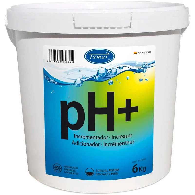 Incrementador pH sólido 6kg. Tamar.
