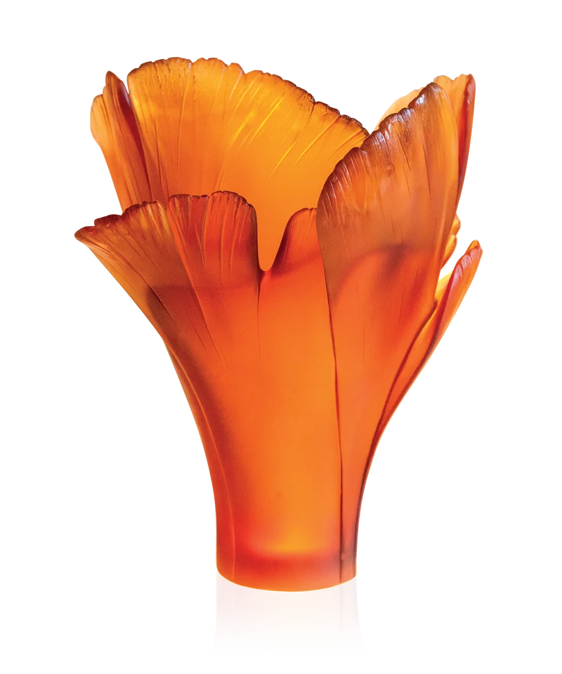 Ginkgo Vase magnum Ambre 99ex