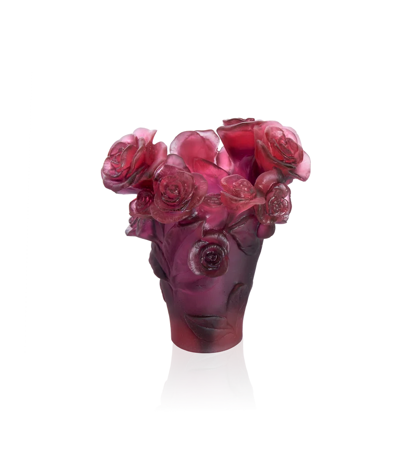 Rose Passion Vase petit modèle Rouge et violet
