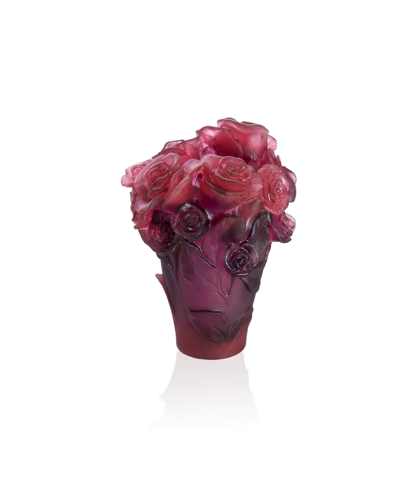 Rose Passion Vase petit modèle Rouge et violet