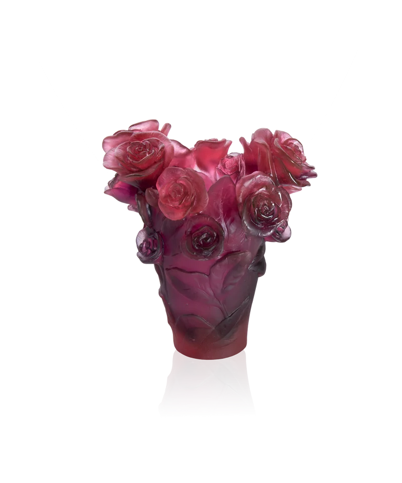 Rose Passion Vase petit modèle Rouge et violet