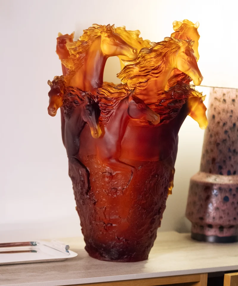 Cavalcade Vase magnum Ambre 175ex