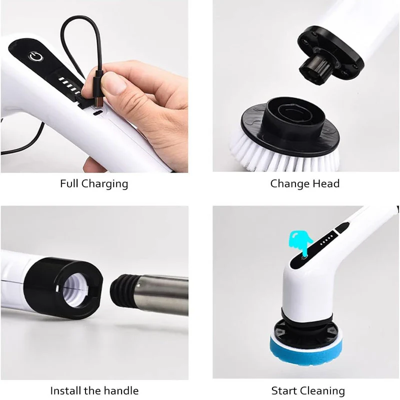 7 in 1 Electric Scrubber Cleaning