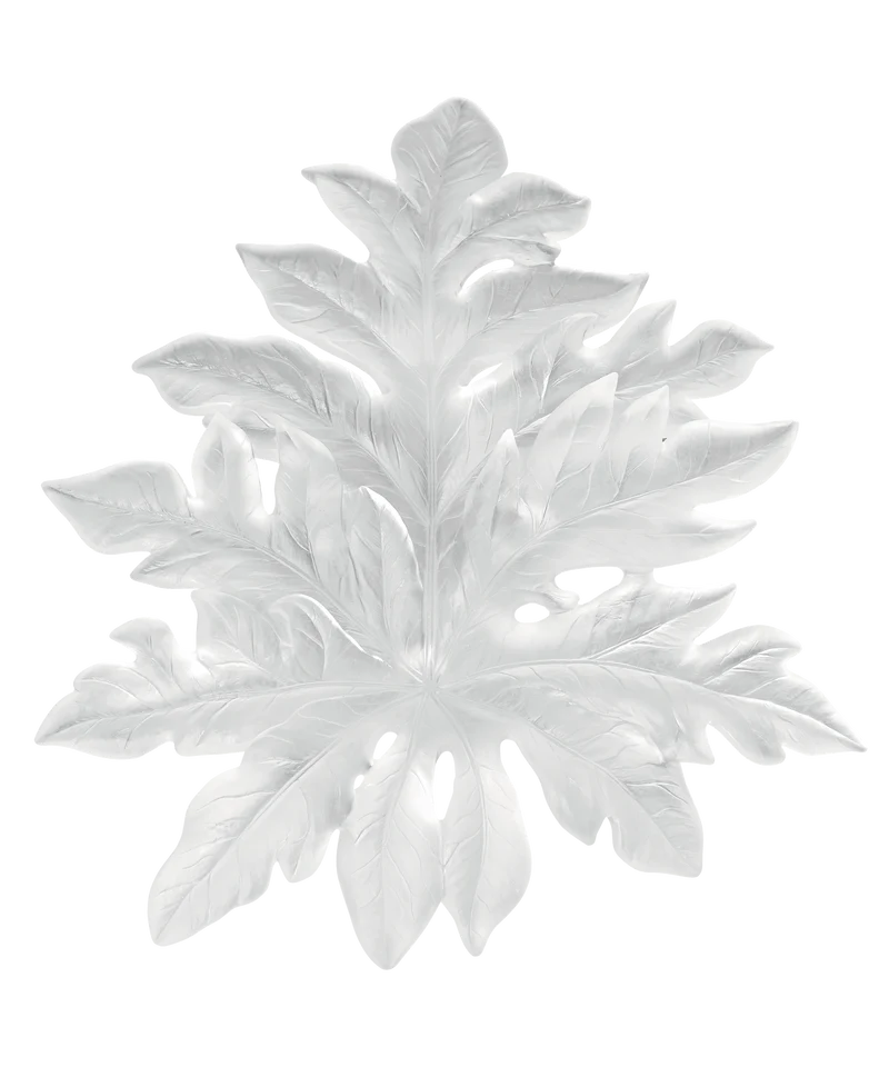 Bornéo Feuille murale grand modèle Blanche de Emilio Robba