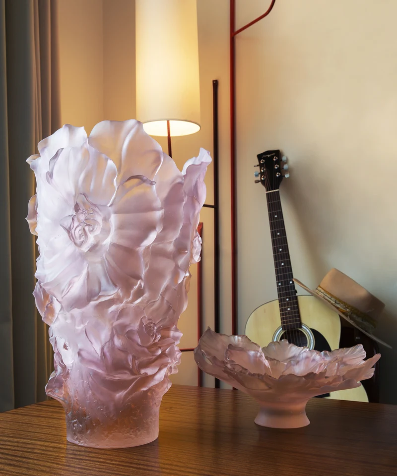 Camelia Vase magnum Rose 99ex