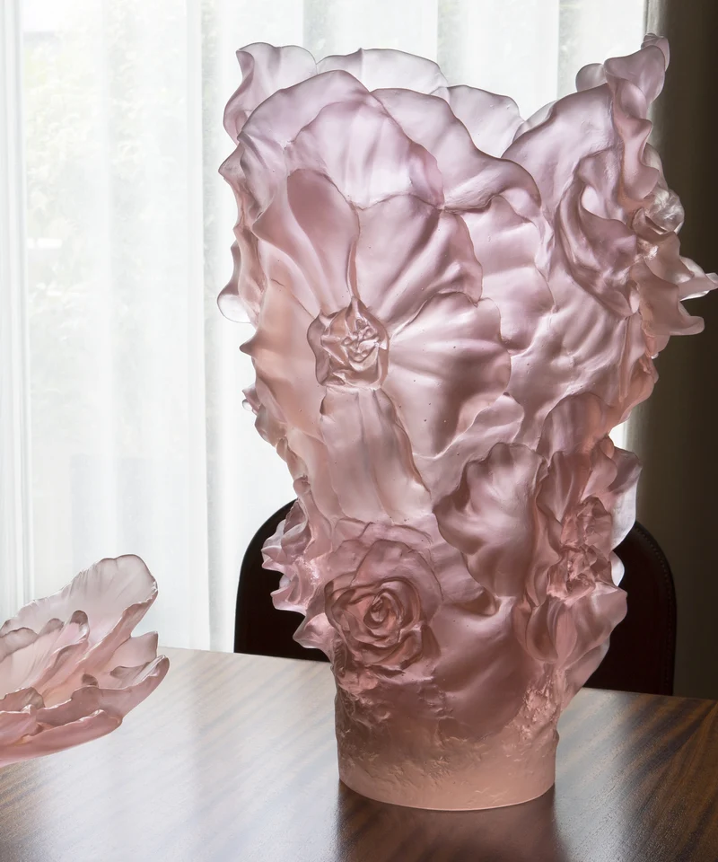Camelia Vase magnum Rose 99ex
