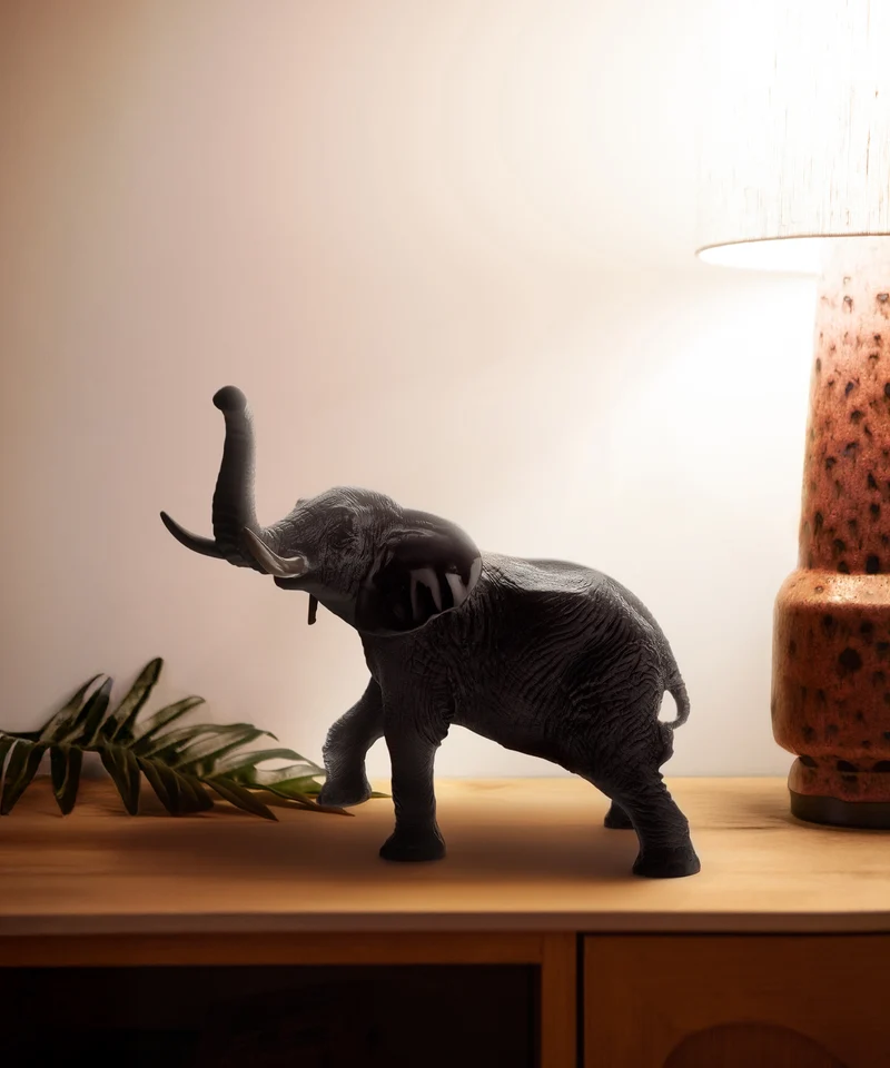 Eléphant grand modèle Noir de Jean-François Leroy 1000ex