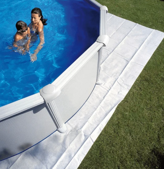 Manta protetora GRE de solo para piscinas elevadas