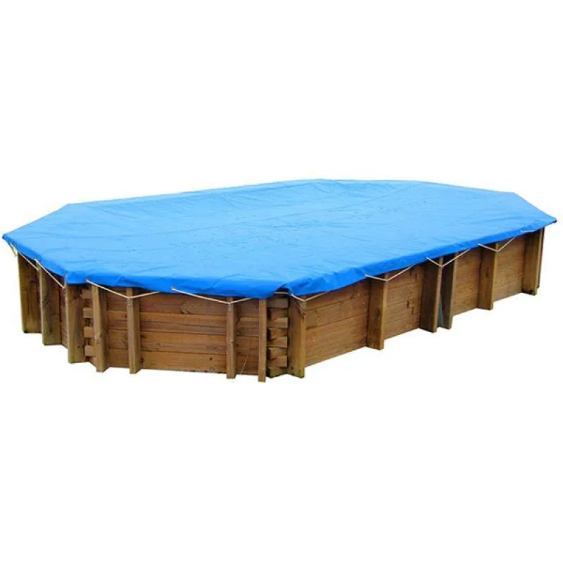 Cobertura de Inverno GRE de 580g/m2 para Piscinas de Madeira Évora, Anise, Cardamon