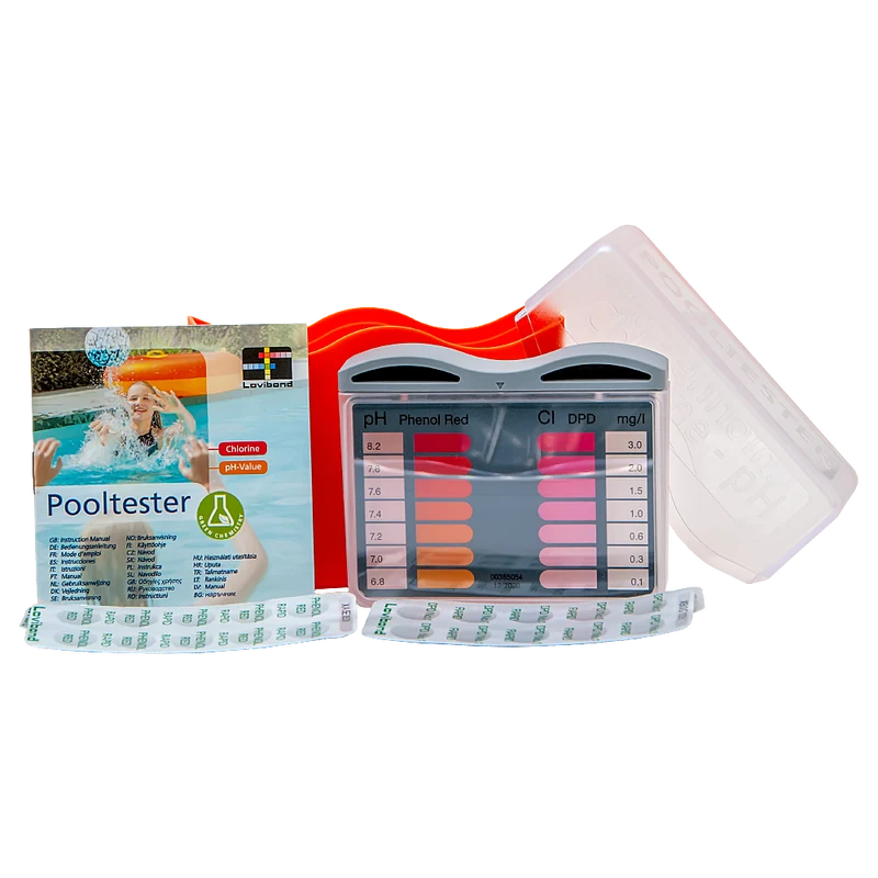 Estuche analizador Pooltester Cloro y pH Lovibond.