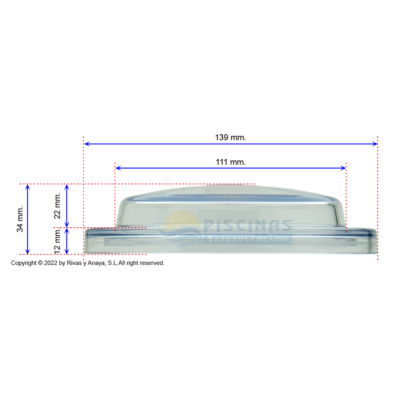 Tapa prefiltro nueva, bombas Silen-Nox Espa.