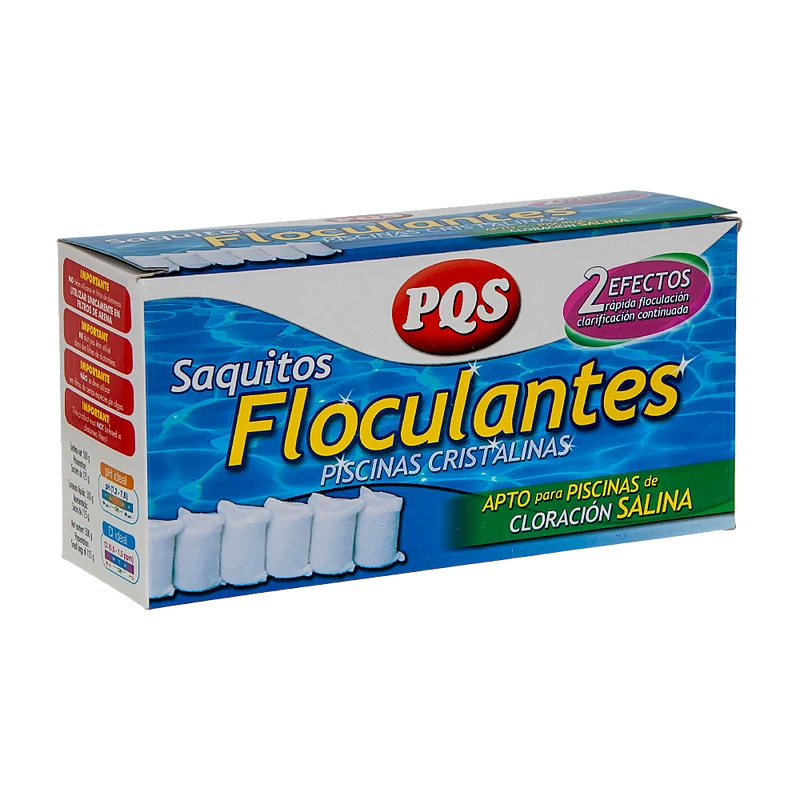 Floculante cartucho PQS, estuche 4 uds.
