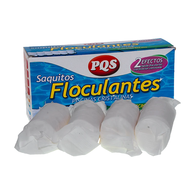 Floculante cartucho PQS, estuche 4 uds.