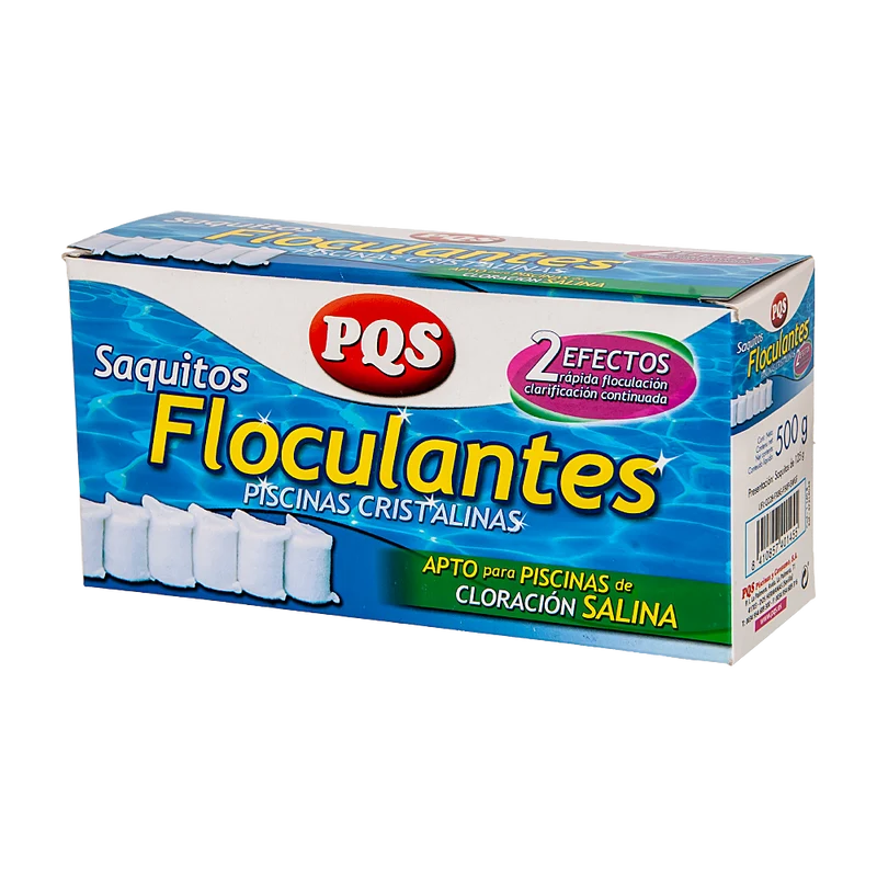 Floculante cartucho PQS, estuche 4 uds.