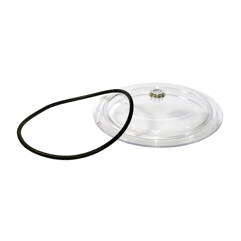 Tapa transparente filtros AstralPool 4404080102 con junta cierre zuncho