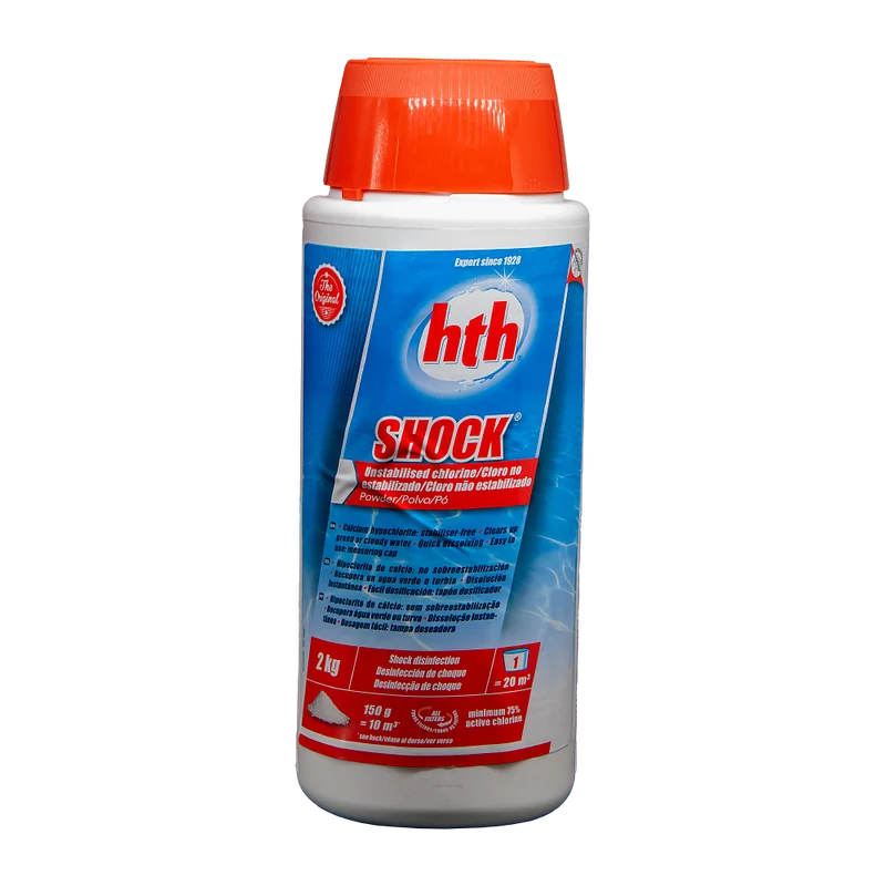 Cloro de choque en polvo HTH SHOCK – 2 kg