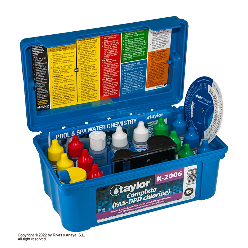 Test Kit analizador multiparmétrico Taylor K-2006