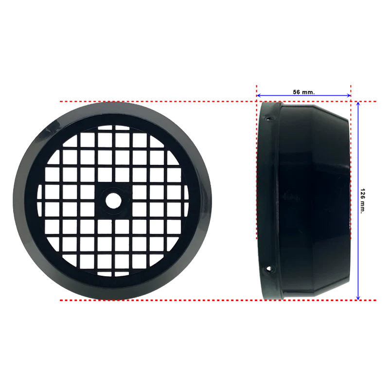 Tapa ventilador MEC 63 bombas Saci Óptima 25-50