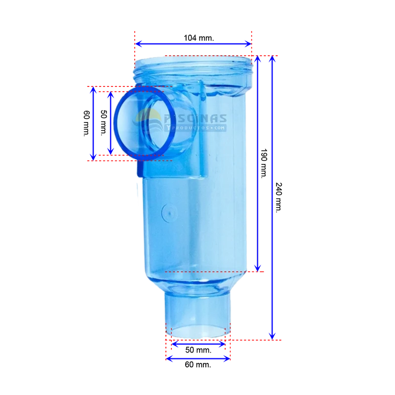 Vaso célula clorador salino Innowater SMC10-15-20-30-40