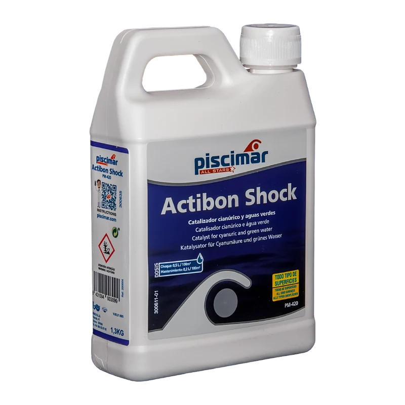 Catalizador cianúrico ACTIBON SHOCK PM-420, 1,3 kg. Piscimar.