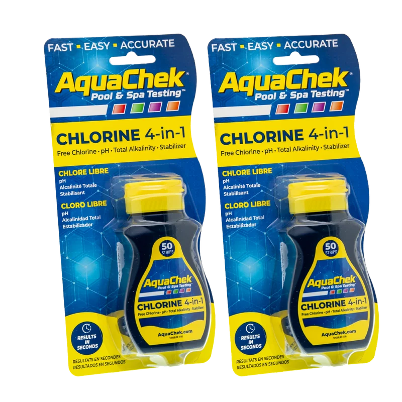 Pack 2 AquaChek Amarillo 4 en 1 – 100 tiras analíticas
