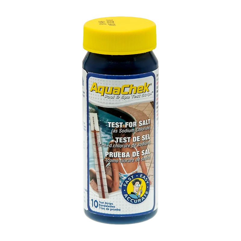 Pack de 3 Tiras analíticas Aquachek salt blanco para niveles de sal.