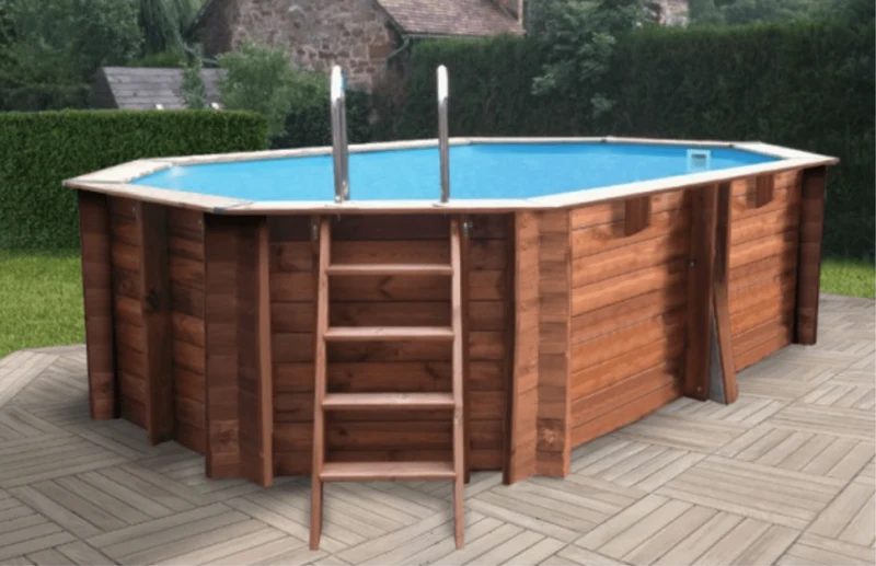 Piscina Elevada/Enterradas - Madeira (Rectangular)
